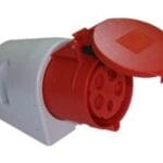Πρίζα Βιομηχανική Τοίχου F* 5P 32A 125-6 IP44