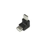 Adaptor USB AM*/AF* Γωνιακό AU0038