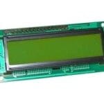 Display LCD 2x16 Χαρακτήρες Πράσινη Οθόνη 80x36mm