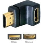 Adaptor HDMI M*/F* Γωνιακό HDMI SBUG
