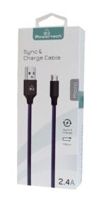 Καλώδιο USB AM*/Micro USB M*1μ Golf 2.4A