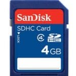 Κάρτα Μνήμης SDHC 4GB Sandisk