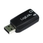 Adaptor USB AM* σε 2x3.5mm Soundcard UA0053 Logilink