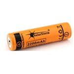 Eπαναφορτιζόμενη Μπαταρία Li-on 3,7V 2200mAh 18650 με Προστασία