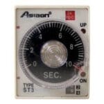 Ρελέ Χρονικό 24VDC 1-3600s 8P Τύπου Λυχνίας ST3PA-D