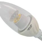 Λάμπα Led Κερί E14/WW/4.5W/220V AC Warm White 300o