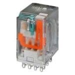 Ρελέ Τετράγωνη Βάση A 115VAC/4 Επαφών PCB