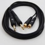Καλώδιο 2x6.3St M* / 2RCA M* Επίχρυσα 5.0μ PAC118