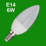 Λάμπα Led Κερί E14/W/6.0W/230V AC-4500K