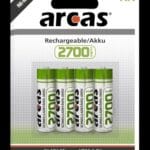 Eπαναφορτιζόμενη Μπαταρία ΑΑ 2700ΜΑΗ NIMH