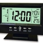 Ρολόι LCD με Θερμόμετρο Ημερομηνία Ξυπνητήρι Φωτιζόμενο 8082