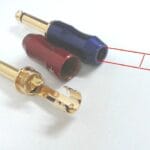 Φίς Καρφί 6.3Μ Μ* Μεταλλικό Επίχρυσο Μπλέ-Κόκκινο