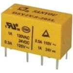 Ρελέ Mίνι 3V/10A 1Επαφής Πλακέτας Finder 4341