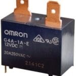 Ρελέ PCB Υψηλών Ρευμάτων 12VDC 900mW Omron G4A-1A-E DC12