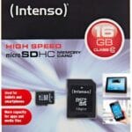 Κάρτα Μνήμης Micro SDHC 16GB Class 10+Adaptor