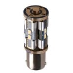 SMD Led Aυτοκινήτου Μπαγιονέτ 21/5W CANBUS Λευκό Πορείας + Stop