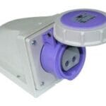 Πρίζα Βιομηχανική Τοίχου F* 2P 16A 24V 1622v IP67