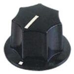 Κουμπί Πλαστικό 6.4mm/23.6mm ΜΑΥΡΟ PN-9D SCI