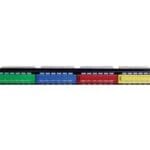 PATCH PANEL 24P UTP Color CAT-5E 1U N135-24 LNC