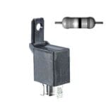 Pελέ Αυτοκινήτου Mini Με Αντίσταση 12V 5P NAGARES 87a-mini