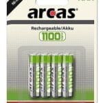Eπαναφορτιζόμενη Μπαταρία ΑΑΑ 1.2v 1100Ah ARCAS HR03