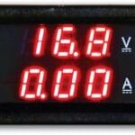 Ψηφιακό Βολτόμετρο-Αμπερόμετρο DUAL 0-100V DC 0-50ADC 45X26χ21mm