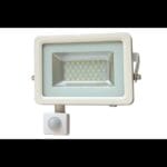 Προβολέας LED Slim SMD 20 Watt 1800Lm 120o Ανιχνευτή Κίνησης CW