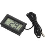 Θερμόμετρο LCD Χωνευτό Μαύρο TH-310