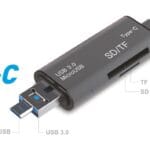 Αναγνώστης/Εγγραφέας Καρτών Type C-Micro Usb PT-369