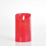 Κεράκια Διακοσμητικό Με Led Κόκκινο Μπαταρίας 7,5Χ12,5