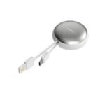 Καλώδιο USB M* iPhone - Micro USB 1m Dragon Elastic WDC-063