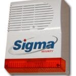 Σειρήνα Εξωτερική Ενσύρματη Πορτοκαλί Flash