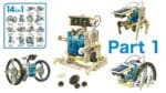 GD401434 Εκπαιδευτικό Ηλιακό robot kit AG211B, 14 σε 1