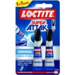 Κόλλα Κυανοακριλική στιγμής 3gr+3gr Super Attak Loctite