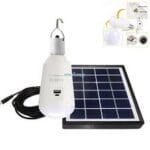 Λάμπα LED 7W E27 Με Ηλιακά Πάνελ