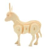 Ξύλινο 3D πάζλ γάιδαρος JP102, 21τμχ