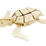 Ξύλινο 3D πάζλ θαλάσσια χελώνα JP295, 69τμχ