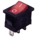 Διακόπτης Κούνιας Μίνι με Λαμπάκι 3Ρ 6Α/220 Ε