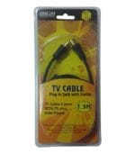 Καλώδιο ΤV/Video M*/F* 1.5μ Λευκό Aπλό Blister PL-252WG-0150