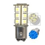 SMD Led Aυτοκινήτου Μπαγιονέτ BAY15D 1157 21/5W 15+3 SMD ΜΠΛΕ