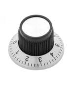 Κουμπί Μαύρο με κλίμακα 23.6mm DM-8807