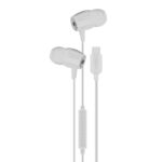 Ακουστικά Ψείρες Ενδότια Λάστιχο Earphone iXchange SE12 Type-C Black/White