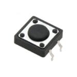 Μπουτόν Τact 12X12/4P/Oριζόντιο/0mm PBS-1243