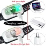 Φακός Κεφαλής LED SP-B6 Επαναφορτιζόμενος Αδιάβροχος Με USB