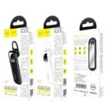 Bluetooth Ακουστικά HOCO E37 GRATIFIED BUSINESS Λευκό/Μαύρο