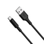 HY483212-3 Καλώδιο USB AM*/Micro USB M* HOCO 1M X25 SOARER Μαύρο