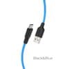 Καλώδιο USB AM*/Micro USB M* HOCO X21 Plus Σιλικόνης