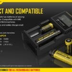 Φορτιστής Ψηφιακός Διπλός Li-Ion D2 NITECORE