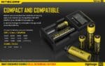 MS422060-2 Φορτιστής Ψηφιακός Διπλός Li-Ion D2 NITECORE
