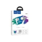 Bluetooth Ακουστικά HOCO ES34 Pleasure V5.0 Λευκά με Πλήκτρο Αφής, Εναλλαγή Master/Slave και Συμβατότητα με Siri / Google Assist